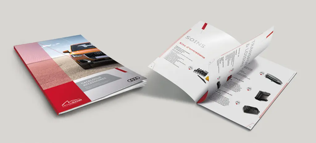 Création de catalogue professionnel pour Audi.