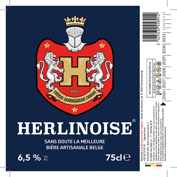 étiquette de bière