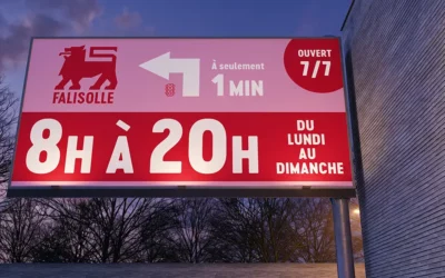Panneau publicitaire : contactez un expert
